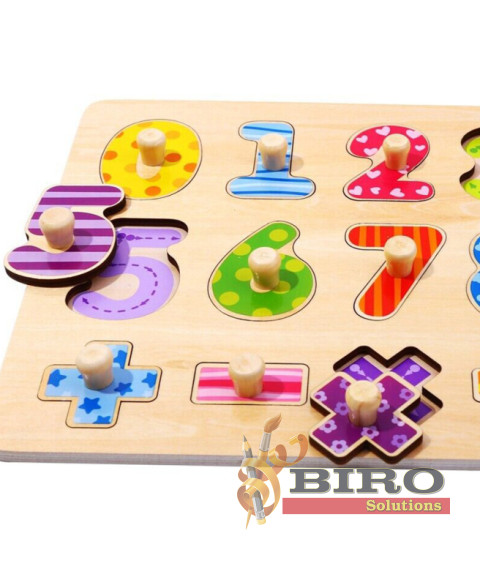 Puzzle în ramă Cifre, 57372